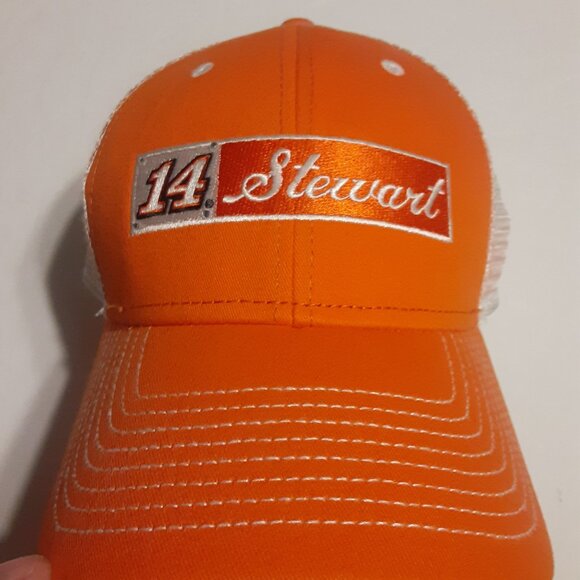 Tony Stewart Racing Nascar Bass Pro Shops Trucker Snapback Hat/Cap OSFM - Picture 1 of 7